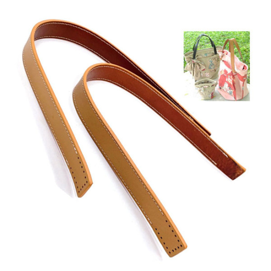 【Top Grain Leather】 50cm Top Grain Leather Handles Durable Shoulder Bags Detachable Belt Women Girls Retro Handle DIY Handmade Replacement Handbag Strap style no.K1002