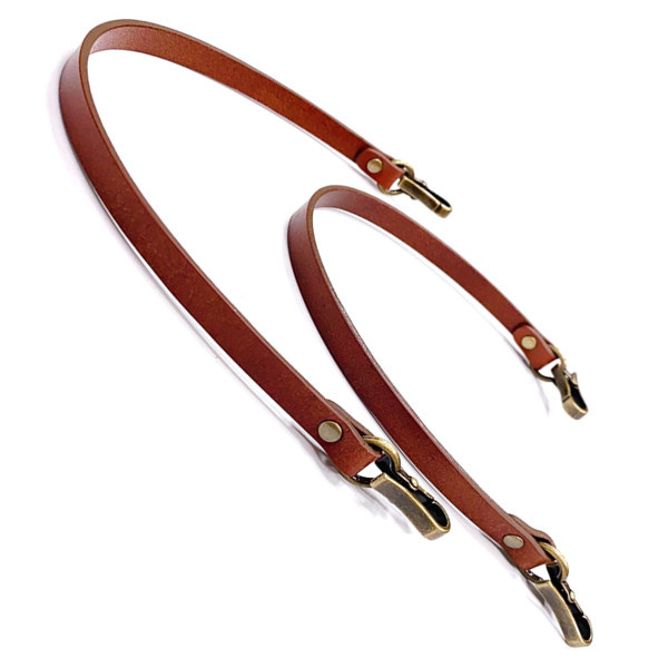Top Grain Leather】2 Pcs 18.9 Inches Leather Replacement Handles Purses  Straps Handbags Shoulder Bag Strap with old brass Lobster Buckles, leather  bag handles style no.K1014 – Matsuichi Leather