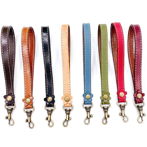 Leather Handle Bag Belt Wallet Handle Purse Strap Wristlet for Clutch Bag 